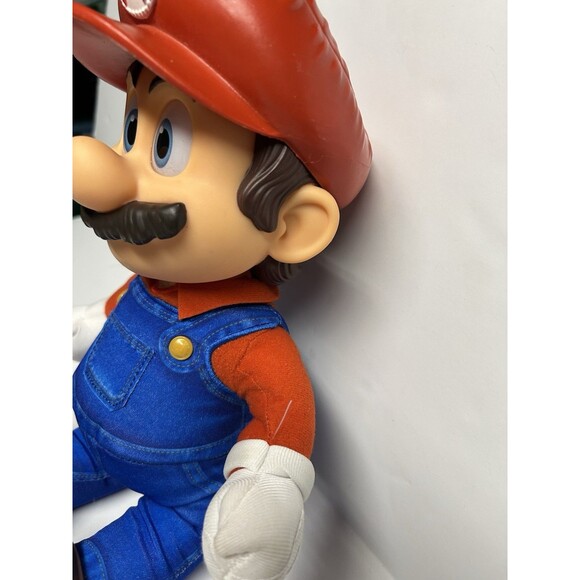 The Super Mario Bros Movie Poseable Plush Figure Jakks Pacific Nintendo In Hand - Picture 5 of 9